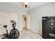 Versatile exercise room featuring neutral walls, closet space, and modern fitness machines at 11988 W Nadine Way, Peoria, AZ 85383