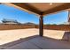 View of the backyard from the covered patio at 12366 W Marguerite Ave, Avondale, AZ 85323