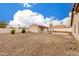 Large backyard with detached garage and basketball hoop at 1414 W Grovers Ave, Phoenix, AZ 85023