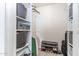 Walk-in closet with built-in shelving, providing ample storage space at 16336 E Palisades Blvd # 7, Fountain Hills, AZ 85268