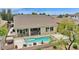 A refreshing pool with a spacious patio is the perfect place to relax and entertain in this private backyard oasis at 1694 E Mia Ln, Gilbert, AZ 85298