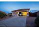 Spacious garage with an open door and long driveway, ideal for multiple vehicles and storage at 24721 W Dove Butte --, Buckeye, AZ 85326