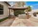 Relaxing outdoor space featuring a charming gazebo and a built in gas grill kitchen, perfect for entertaining at 2732 E Hillery Dr, Phoenix, AZ 85032