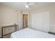 Neutral bedroom with closet space, ceiling fan and neutral carpet at 2875 W Highland St # 1152, Chandler, AZ 85224