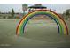 Neighborhood splash pad with colorful playground equipment and a gazebo in the background at 3381 E Azalea Dr, Chandler, AZ 85286