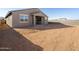 Backyard view featuring space to create your perfect outdoor living area at 37458 W San Clemente St, Maricopa, AZ 85138