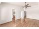 Spacious bedroom features a ceiling fan and easy access to the bathroom at 4901 S Vista Pl, Chandler, AZ 85248