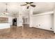 Open concept living area with tile flooring, neutral walls, and view of the kitchen and dining area at 4901 S Vista Pl, Chandler, AZ 85248
