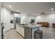 Modern kitchen with granite countertops, stainless steel appliances, and a stylish island at 6732 W Pedro Ln, Laveen, AZ 85339