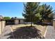 Beautiful backyard with chain link fence and patio at 4718 W El Caminito Dr, Glendale, AZ 85302