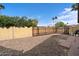 Large backyard featuring gravel and block walls at 10896 N 105Th Way, Scottsdale, AZ 85259