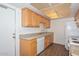 Eat in kitchen with modern appliances, ample storage and countertop space at 18610 N Mica Dr, Sun City West, AZ 85375