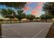 Community basketball court provides an athletic outlet for residents and beautiful evening views at 19203 S 185Th Dr, Queen Creek, AZ 85142