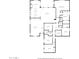 Detailed floor plan showcasing the layout of a multi-bedroom home with kitchen, living room, and primary bedroom suite at 1933 E Lafayette Ave, Gilbert, AZ 85298