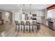 Spacious kitchen with a large center island and stainless steel appliances. Ready for entertaining at 20181 N Lauren Rd, Maricopa, AZ 85138