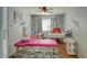 Versatile bedroom space with a ceiling fan that can be used as a home office or a tranquil massage room at 22741 N Scott Dr, Maricopa, AZ 85138