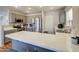 Modern kitchen with stainless steel appliances and granite countertops at 22741 N Scott Dr, Maricopa, AZ 85138