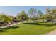 Beautifully maintained park featuring winding pathways, green lawns, and trees, enhancing community living at 2361 N 156Th Dr, Goodyear, AZ 85395