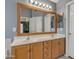 Bathroom showcasing dual sinks and abundant natural light at 2859 E Cathy Dr, Gilbert, AZ 85296