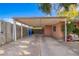 Spacious carport providing ample covered parking, with additional storage space and easy access to the home at 2942 E Mulberry Dr, Phoenix, AZ 85016