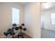 Flex room featuring an electronic drum set and carpeted floors at 2973 E Austin Dr, Gilbert, AZ 85296