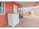 The covered back porch has a washing machine at 3149 N 40Th Ln, Phoenix, AZ 85019