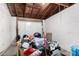 This is a view of the unfinished basement at 3149 N 40Th Ln, Phoenix, AZ 85019