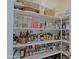Organized walk-in pantry with ample shelving for food and storage at 33242 N 68Th Pl, Scottsdale, AZ 85266