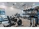 Bright gym featuring modern exercise equipment for a variety of fitness activities at 37185 N Falabella Dr, San Tan Valley, AZ 85140