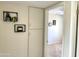 Bedroom view showing wall decor and an open closet at 4038 W Windrose Dr, Phoenix, AZ 85029