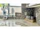 Bright kitchen counter features elegant marble countertops, hexagonal backsplash, and decorative accents at 4038 W Windrose Dr, Phoenix, AZ 85029