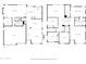 Two-story floor plans showing main and upper levels including bedrooms, kitchen, and living spaces at 5042 W Lariat Ln, Phoenix, AZ 85083