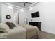This bedroom features recessed lighting, a dresser, and a comfortable king bed at 6244 S Flora Ln, Gold Canyon, AZ 85118