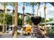 Fine Art & Wine Festival with palm trees in the background, providing a vibrant and festive atmosphere for art and wine enthusiasts at 6833 E Grandview Dr, Scottsdale, AZ 85254