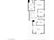 Second floor layout showcasing multiple bedrooms, bathrooms, and a walk-in closet at 9035 E Lupine Ave, Scottsdale, AZ 85260