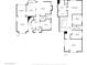 Detailed floorplan of a two story house featuring a spacious layout with multiple living areas and bedrooms at 9035 E Lupine Ave, Scottsdale, AZ 85260
