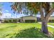 Inviting home features a vibrant green lawn and well-maintained landscaping, offering great curb appeal at 10619 W Highwood Ln, Sun City, AZ 85373
