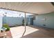 Covered patio, perfect for outdoor entertaining and relaxation at 10619 W Highwood Ln, Sun City, AZ 85373