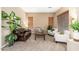 Comfortable living room with plush seating, a cozy atmosphere and ample natural light at 1074 E Carla Vista Ct, Gilbert, AZ 85295