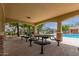 Community picnic pavilion with tables, close to the pool at 14239 W Port Royale Ln, Surprise, AZ 85379