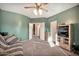 Cozy bedroom featuring natural light, neutral paint, and plush carpeting, creating a peaceful retreat at 15413 S 31St Pl, Phoenix, AZ 85048