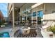 Backyard featuring pool, multiple seating areas and access to the living area via sliding glass doors at 1621 E Maryland Ave, Phoenix, AZ 85016