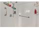 Updated shower with safety handles at 1645 W Baseline W Rd # 2032, Mesa, AZ 85202