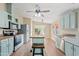 Charming kitchen with stainless steel appliances and a butcher block island at 16643 W Quail Run Rd, Surprise, AZ 85378