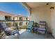 Balcony view with plenty of room for relaxing with chairs and exterior views at 16739 E El Lago Blvd # 202, Fountain Hills, AZ 85268
