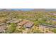 Spacious home features a desert landscaped yard, captured in an aerial shot with property lines at 1904 N Steele --, Mesa, AZ 85207