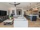 Bright living room with a comfortable sectional sofa and stylish decor at 1904 N Steele --, Mesa, AZ 85207