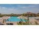 Community pool and recreation area with lounge chairs, ramadas, and mature desert landscaping at 1904 N Steele --, Mesa, AZ 85207