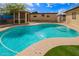 Backyard pool and outdoor gazebo at 2331 W Hartford Ave, Phoenix, AZ 85023