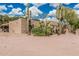 Landscaped front yard with mature cacti and desert vegetation at 23405 N 84Th St, Scottsdale, AZ 85255